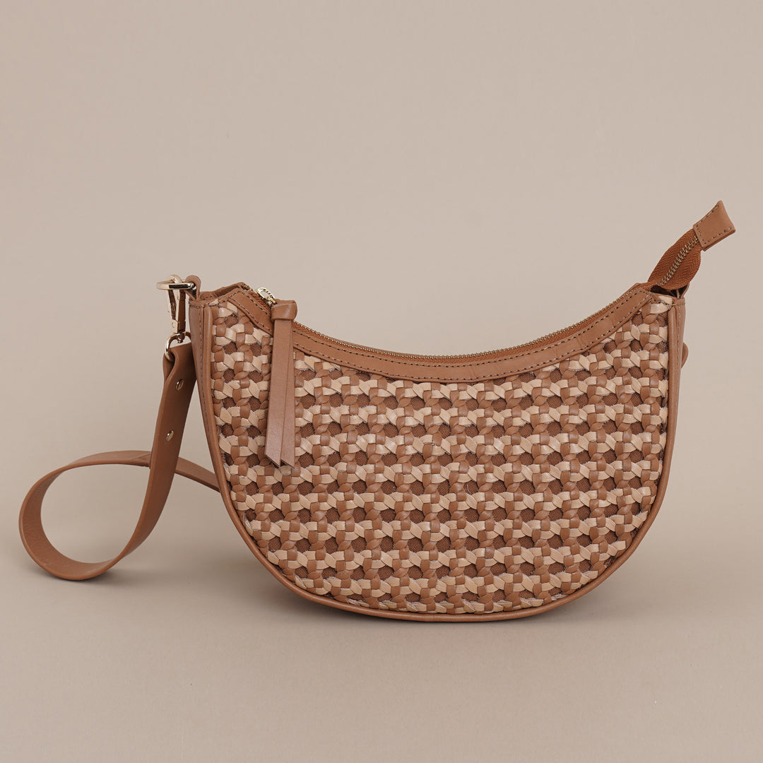 ZOE SLING BAG TAN/BEIGE