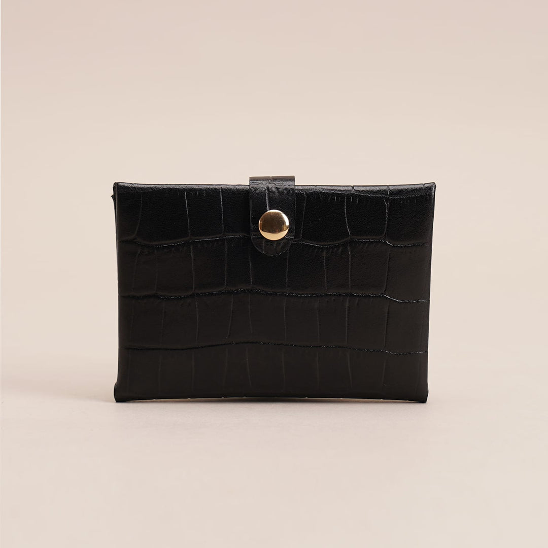 AMY MINI CARD HOLDER BLACK